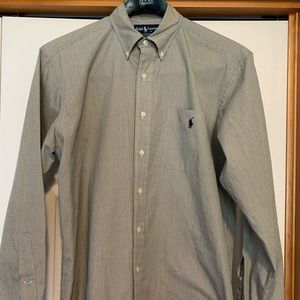 Ralph Lauren men’s sage green checkered shirt